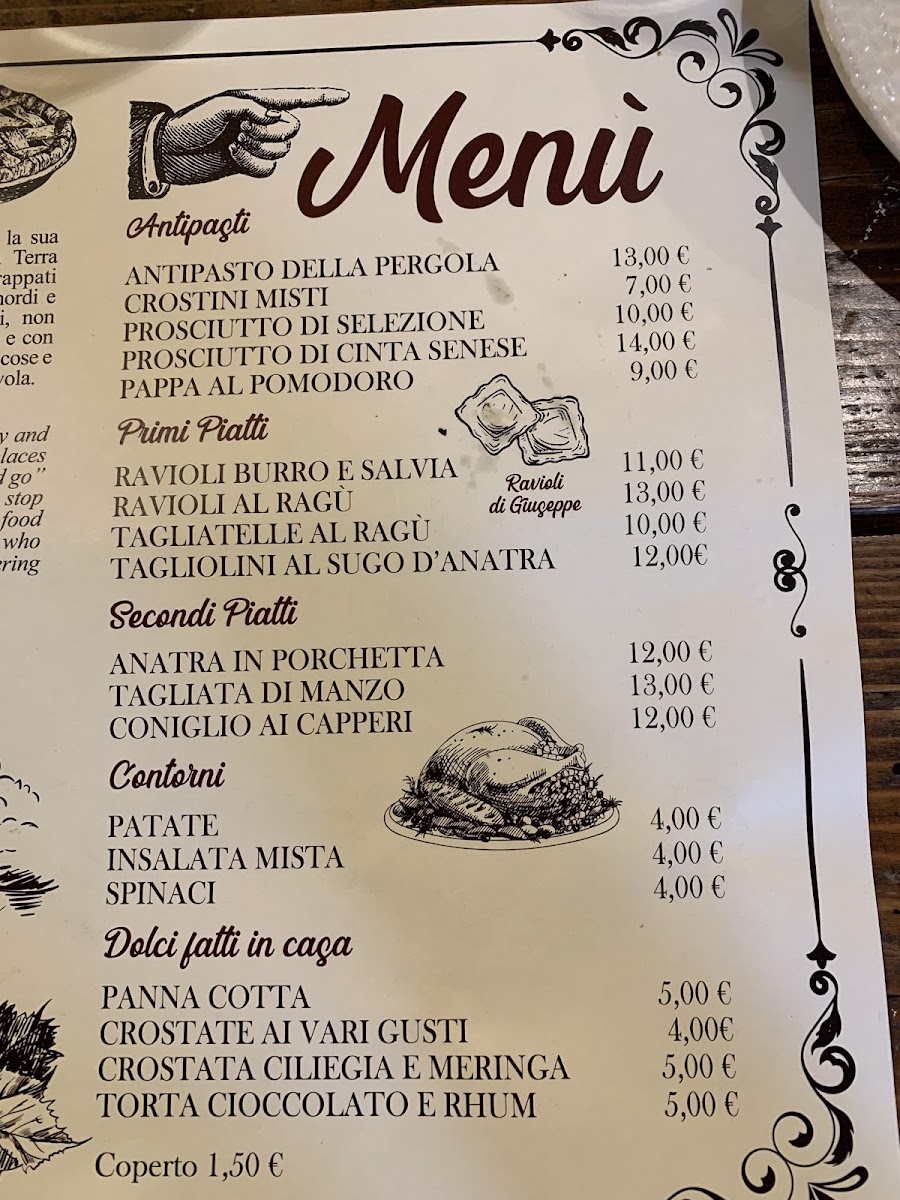 Vecchia Osteria la Pergola Photo Menu 4