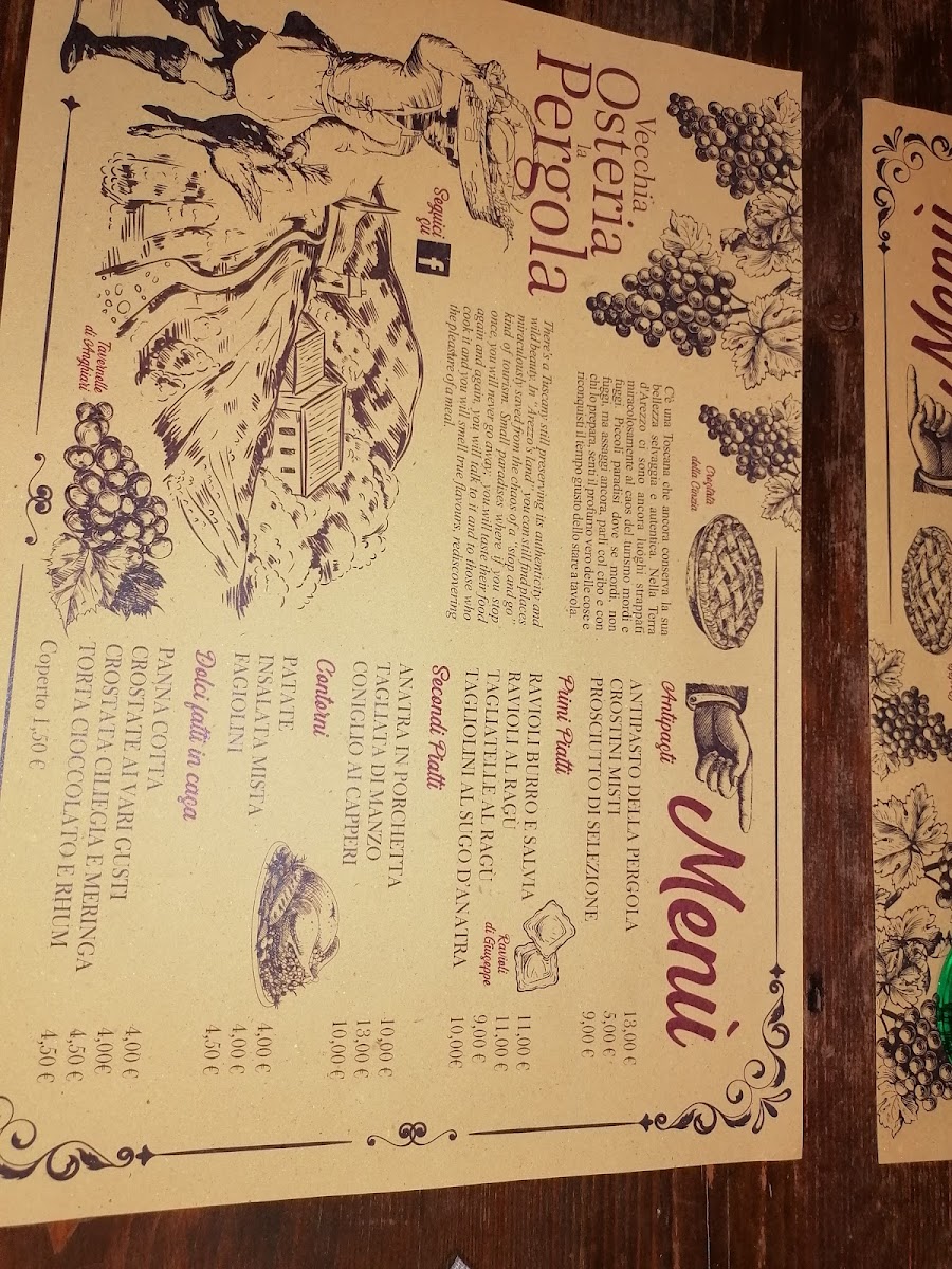 Vecchia Osteria la Pergola Photo Menu 9