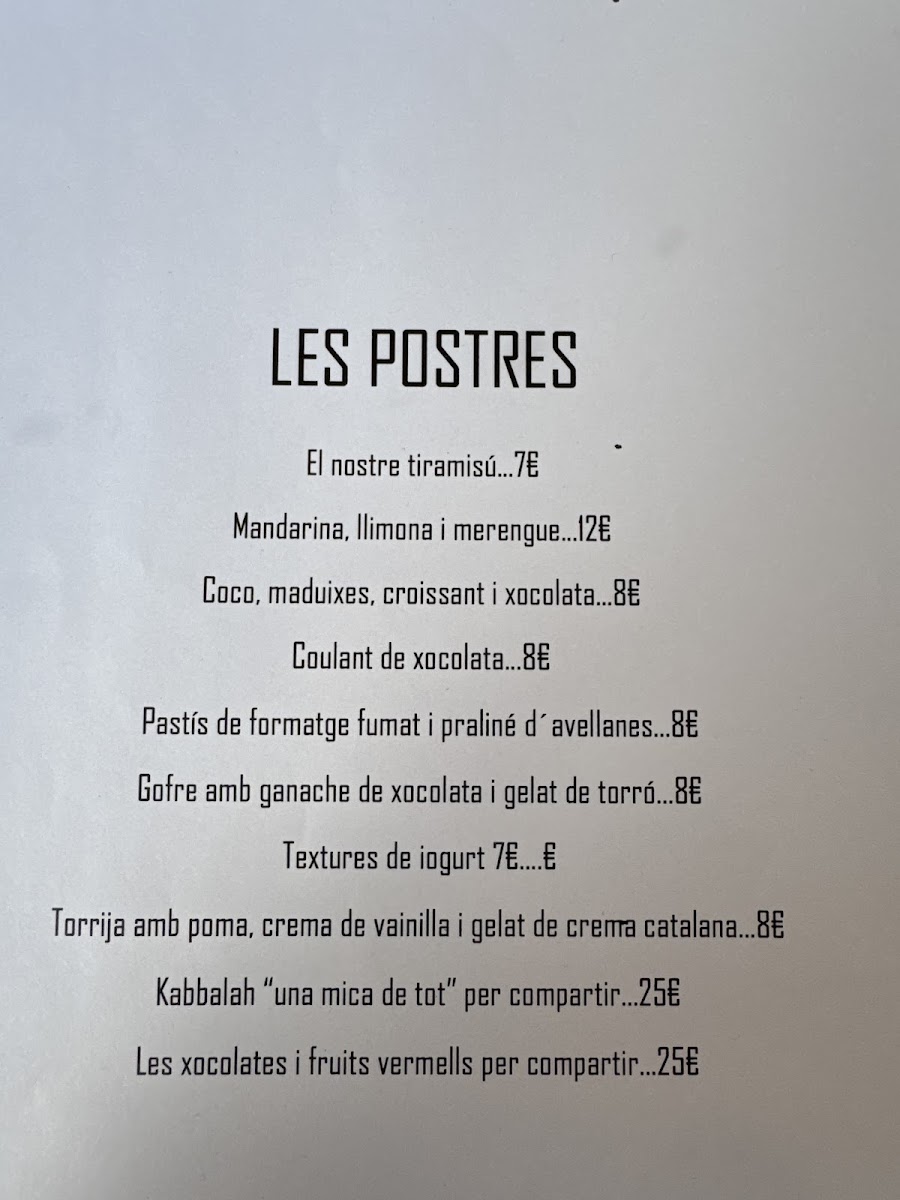 Kabbalah Restaurant Photo Menu 3
