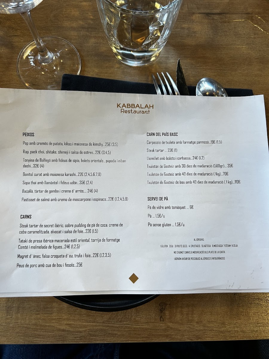 Kabbalah Restaurant Photo Menu 4