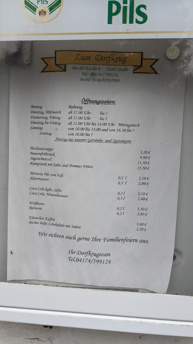 Zum Dorfkrug Photo Menu 1