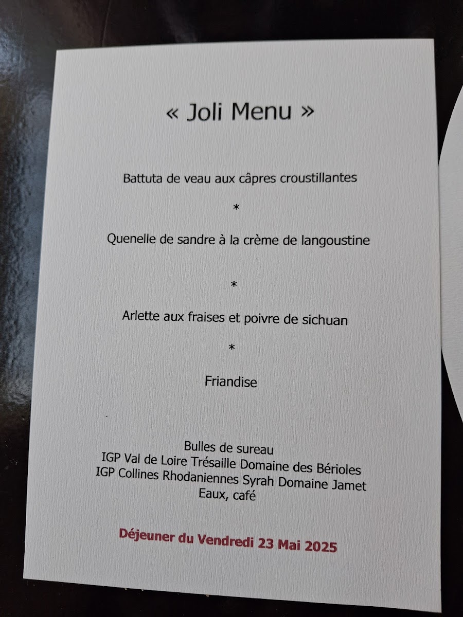 Le Central Photo Menu 4