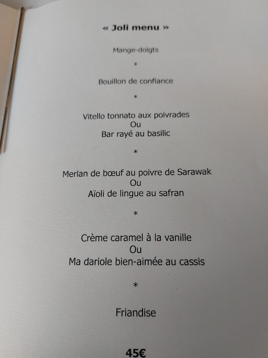 Le Central Photo Menu 9