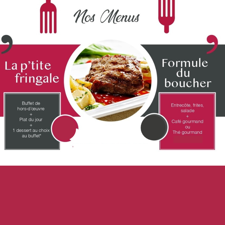 La P'tite Fringale Photo Menu 3