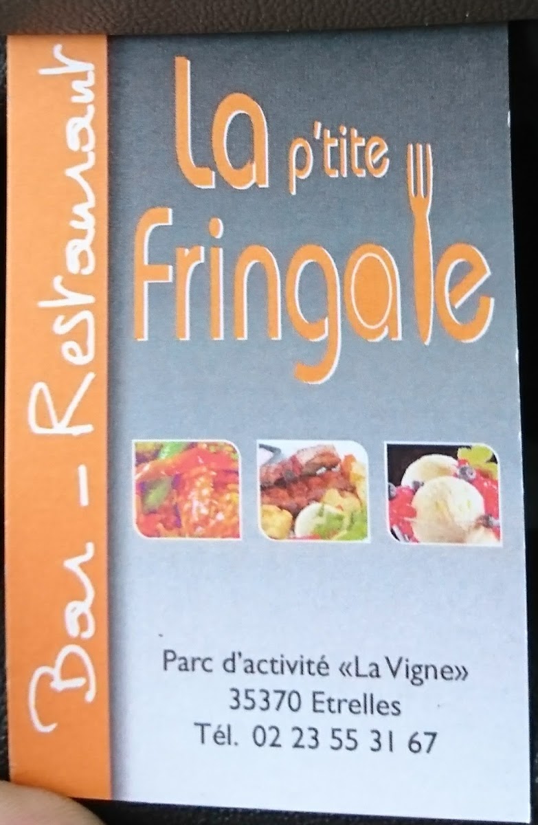 La P'tite Fringale Photo Menu 8