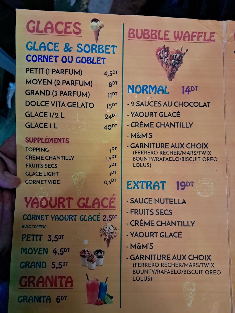 Dolce Vita Glace italienne Photo Menu 1