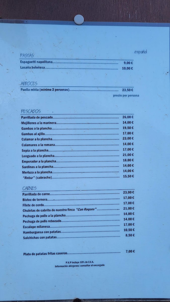 Es Alocs Restaurante Photo Menu 1