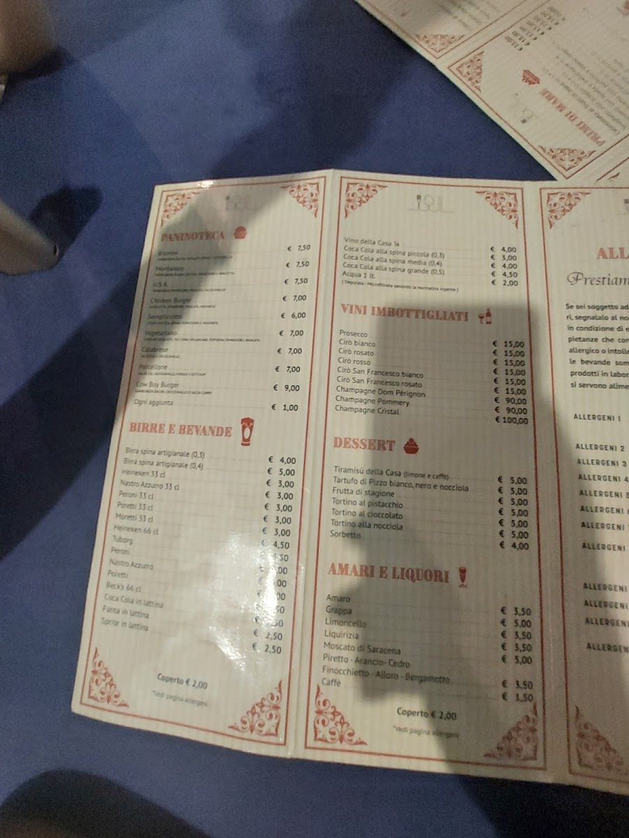 Osteria N° 1 Ristorante•Pizzeria•Braceria Photo Menu 5