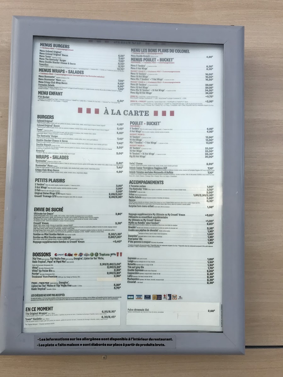 KFC Toulouse Gramont (Balma) Photo Menu 1