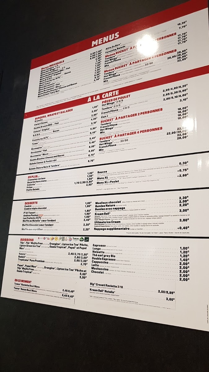 KFC Toulouse Gramont (Balma) Photo Menu 2