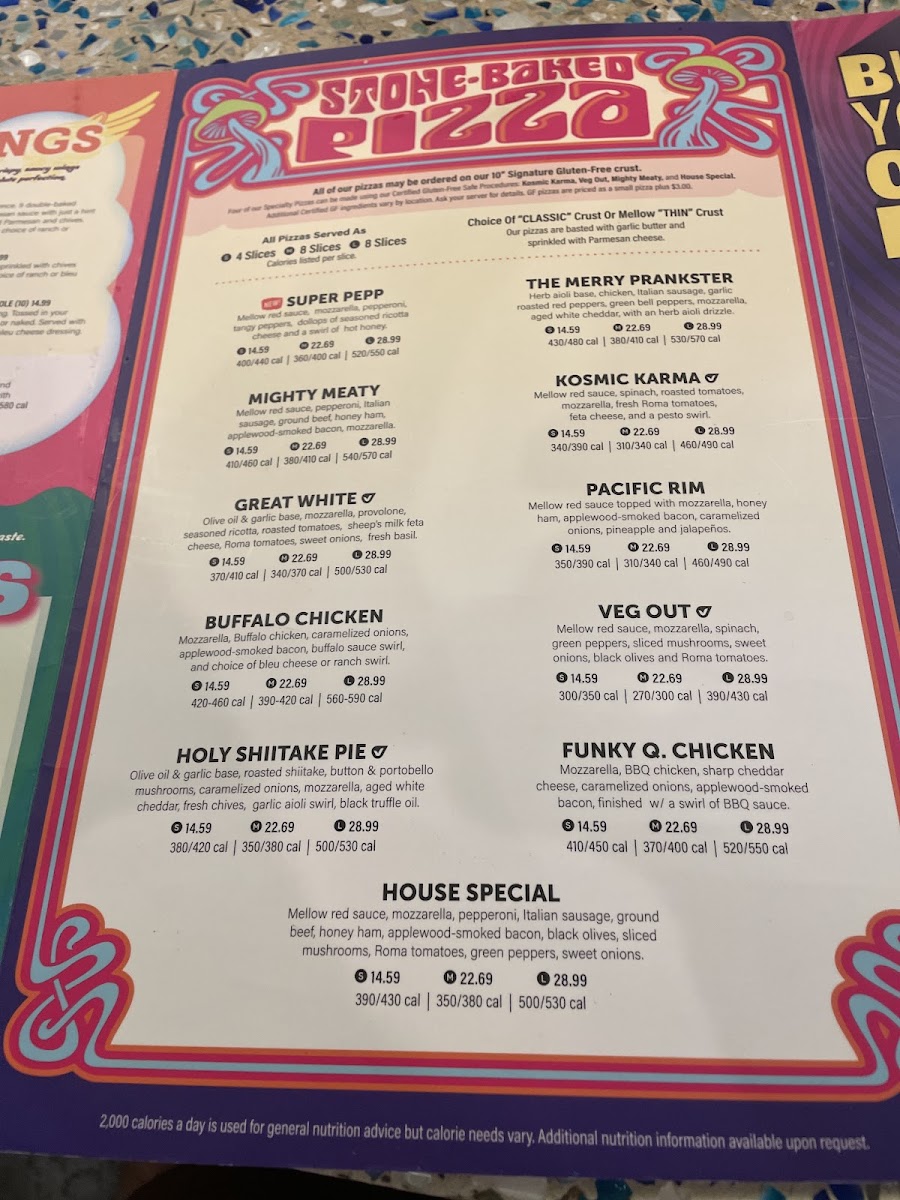 Mellow Mushroom Marietta - Powers Ferry Photo Menu 1