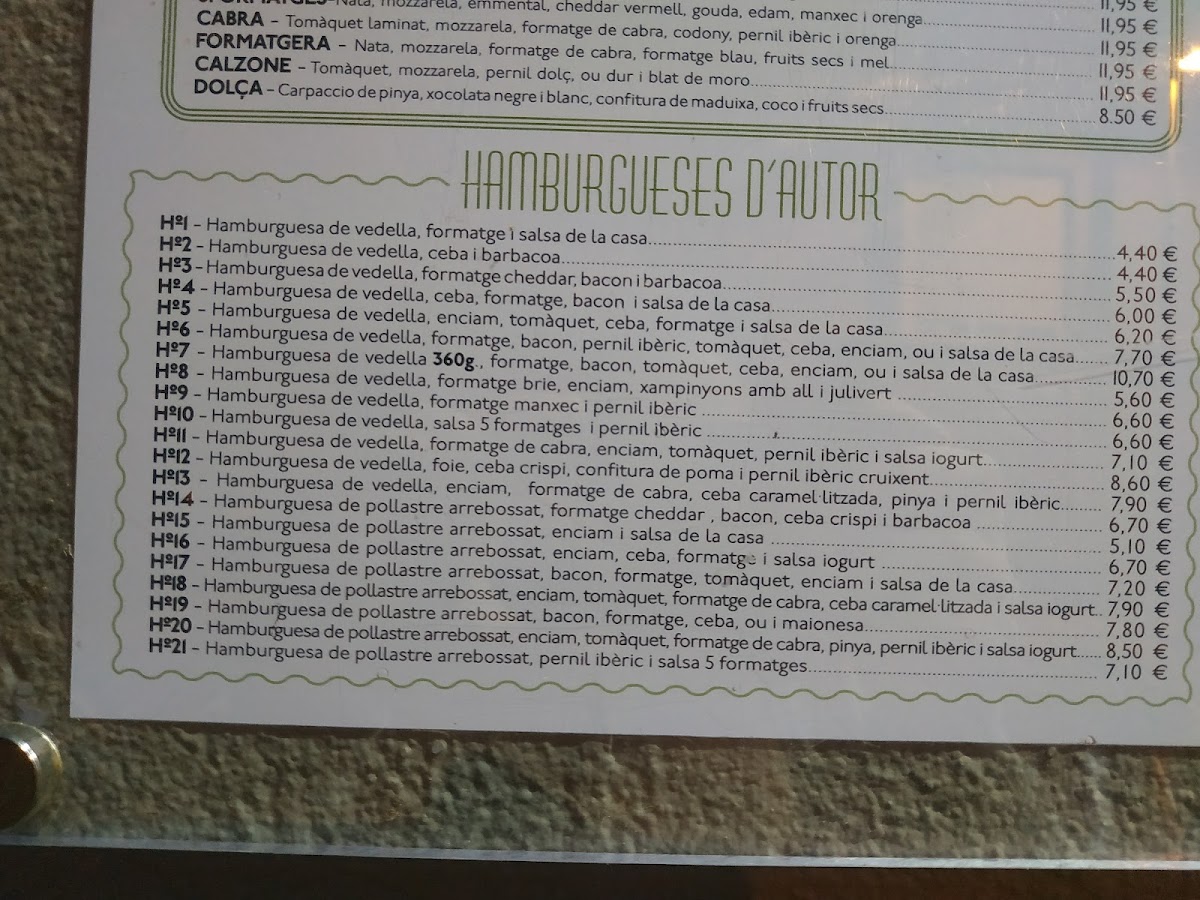 Hamburgueseria Els Caçadors Photo Menu 1