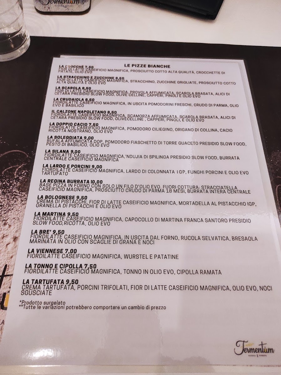 Fermentum Pizzeria e Birreria Photo Menu 7