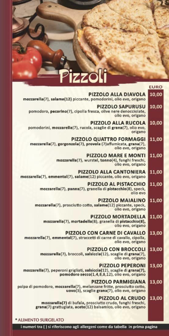 La Cantina del Casale Photo Menu 4