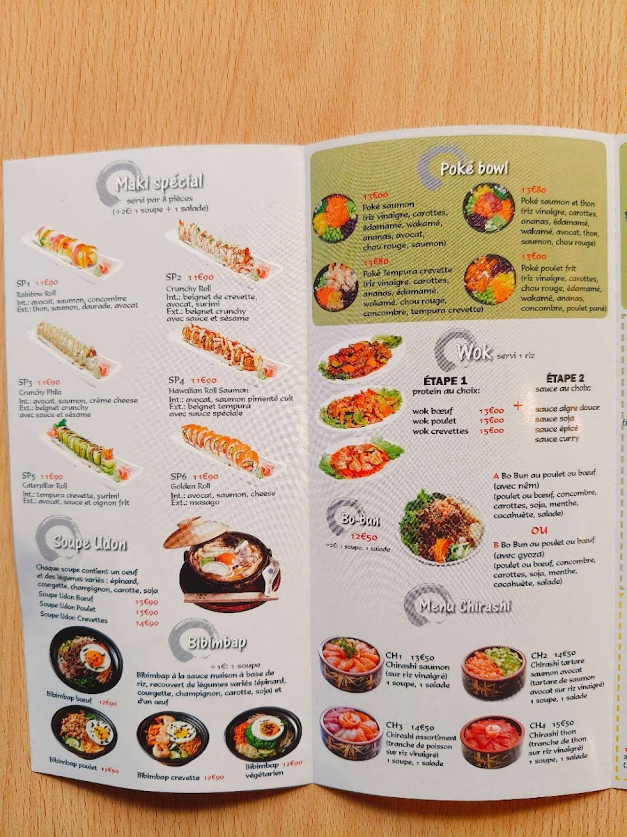 Bowl'n Roll restaurant japonais Photo Menu 1