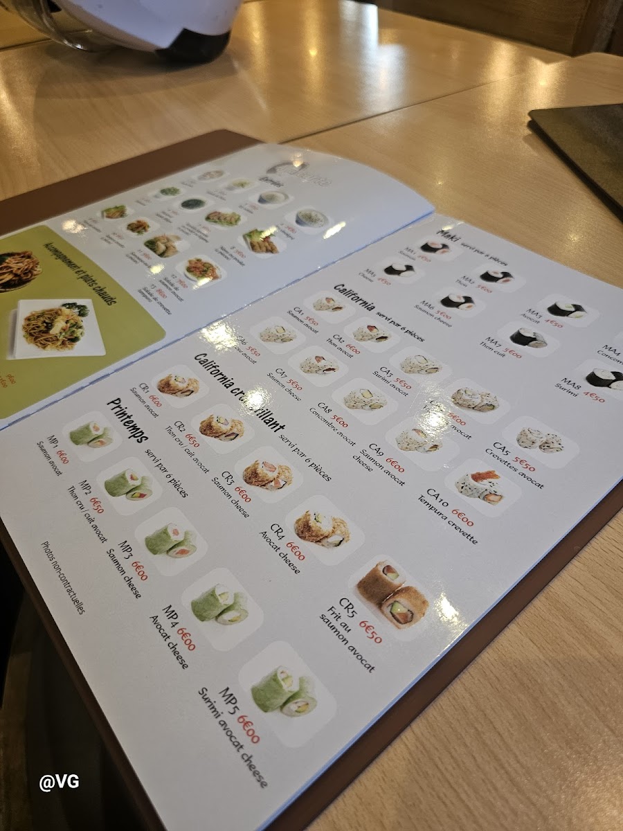 Bowl'n Roll restaurant japonais Photo Menu 10