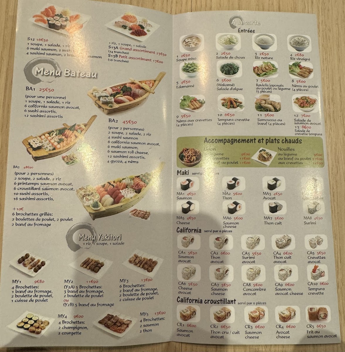 Bowl'n Roll restaurant japonais Photo Menu 6