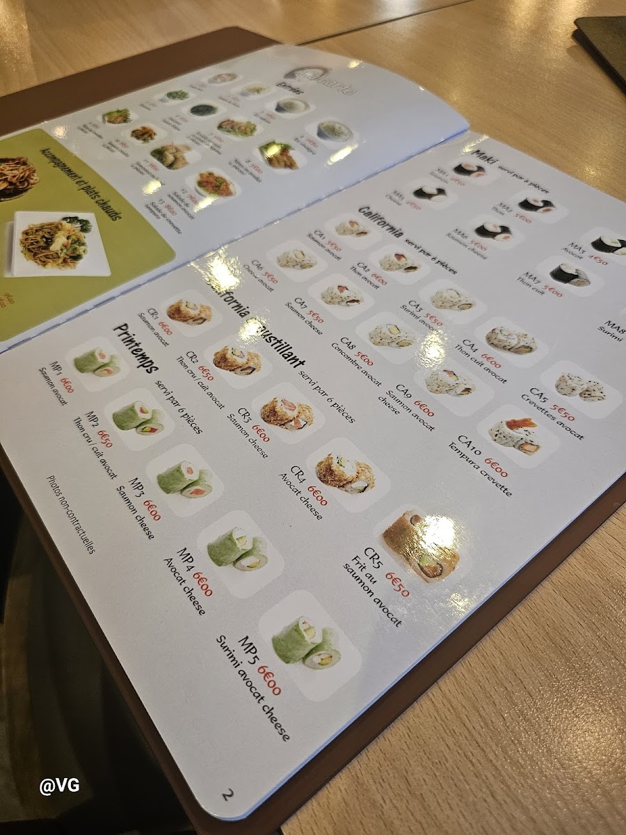 Bowl'n Roll restaurant japonais Photo Menu 9