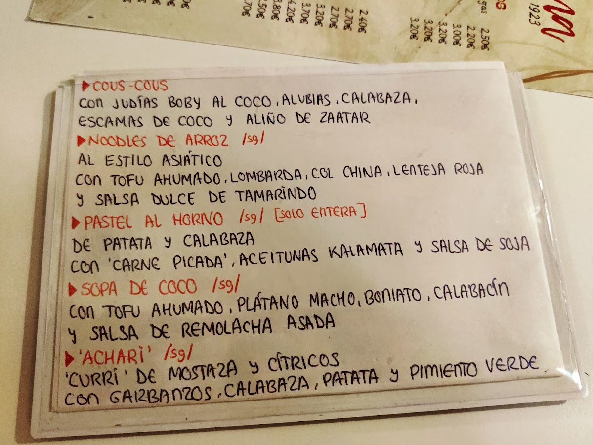 La Goma Photo Menu 8