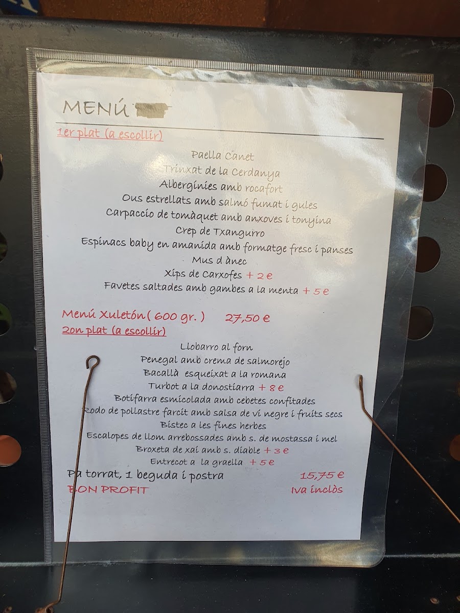 Restaurant Canet Photo Menu 5