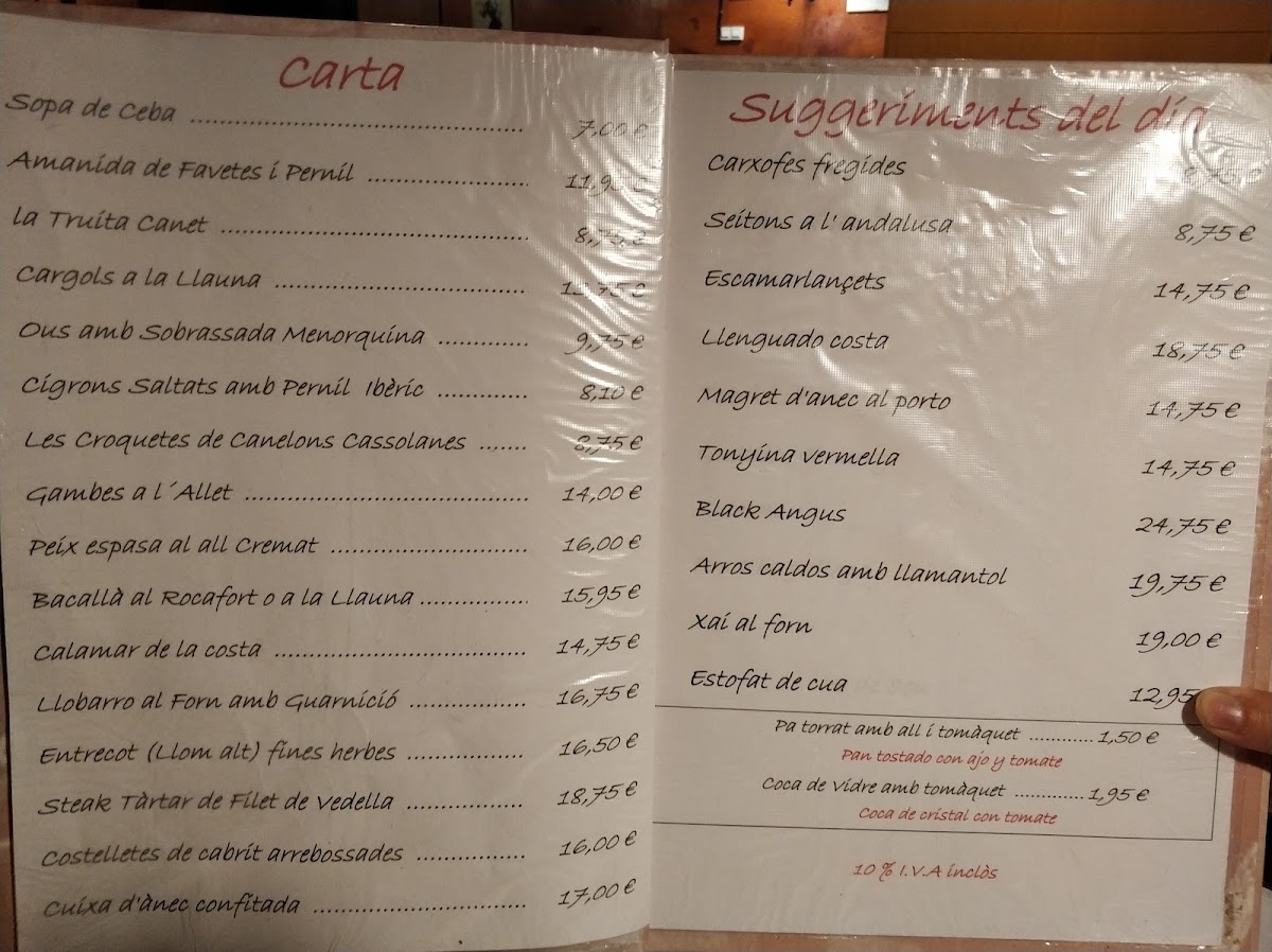 Restaurant Canet Photo Menu 6
