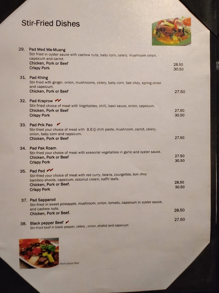 Thai Silk Authentic Thai Cuisine Photo Menu 3