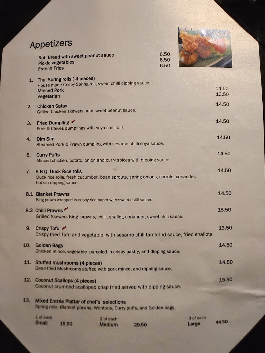 Thai Silk Authentic Thai Cuisine Photo Menu 6