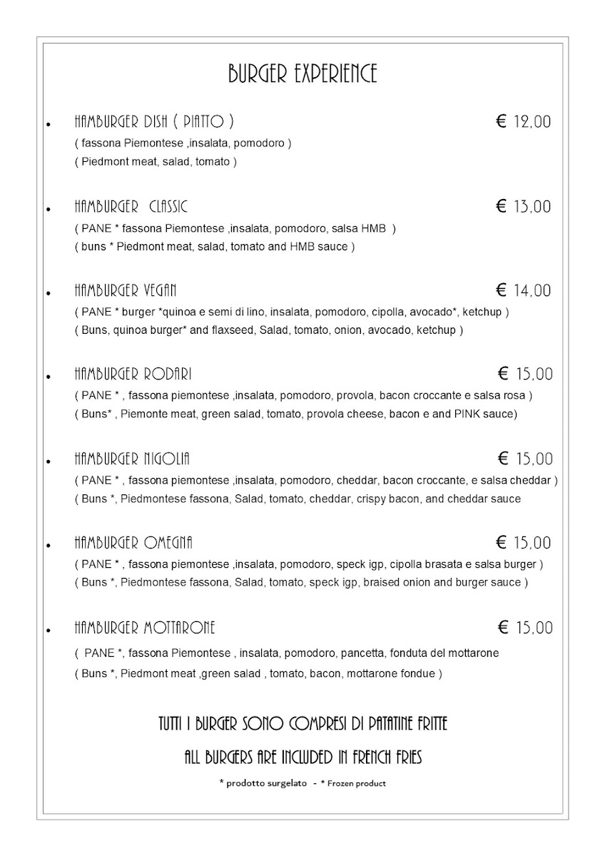 Matisse Omegna food & drink Photo Menu 10
