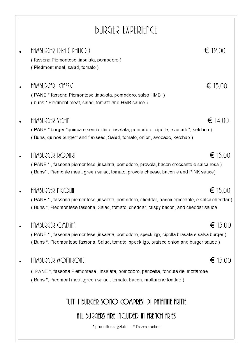 Matisse Omegna food & drink Photo Menu 8