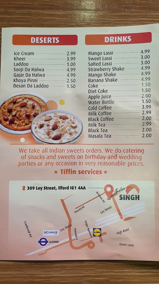 Tastee Singh Photo Menu 7