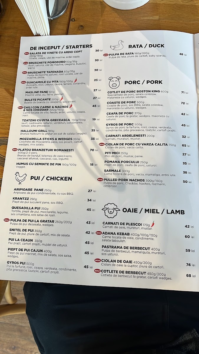 Draft Pub Photo Menu 1