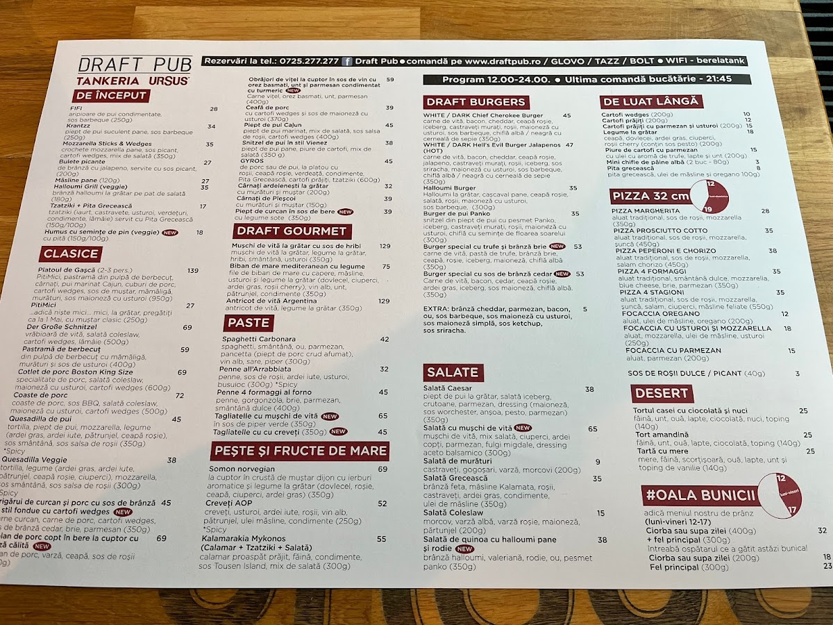 Draft Pub Photo Menu 10