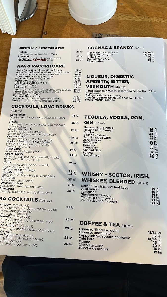 Draft Pub Photo Menu 3