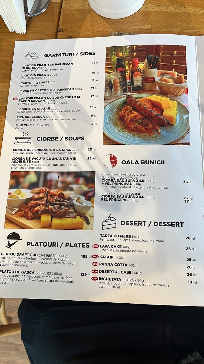 Draft Pub Photo Menu 5