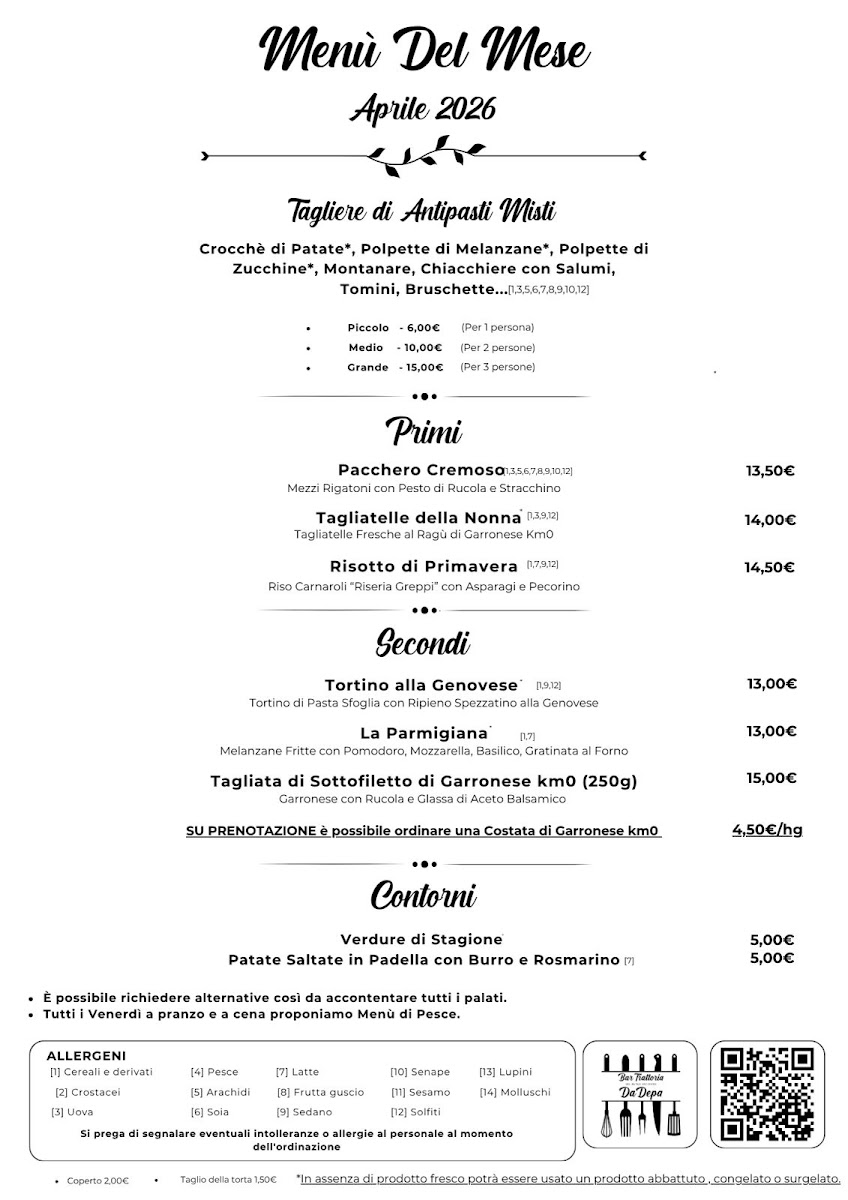 Bar Trattoria del Mutuo Soccorso Da Depa Photo Menu 4