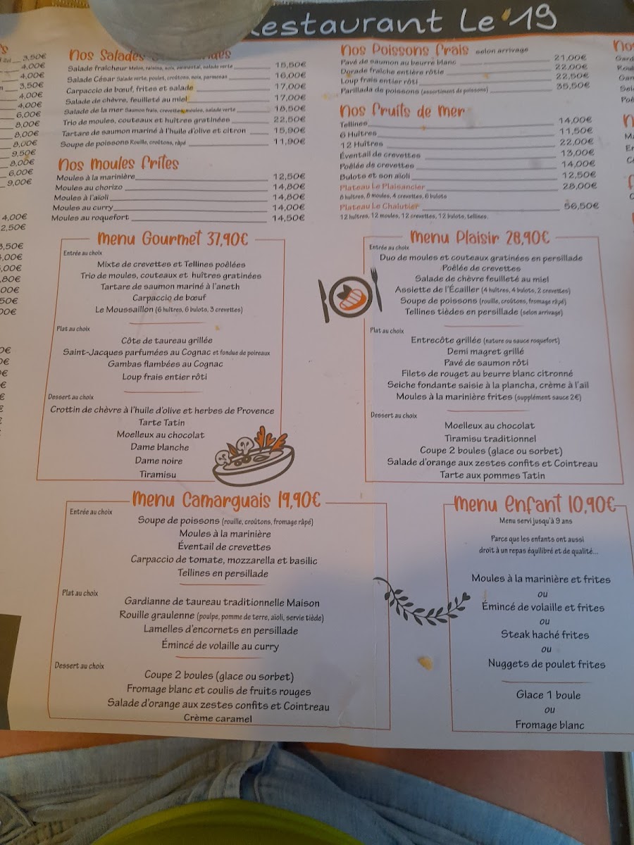 L’Aquarium Restaurant Photo Menu 1