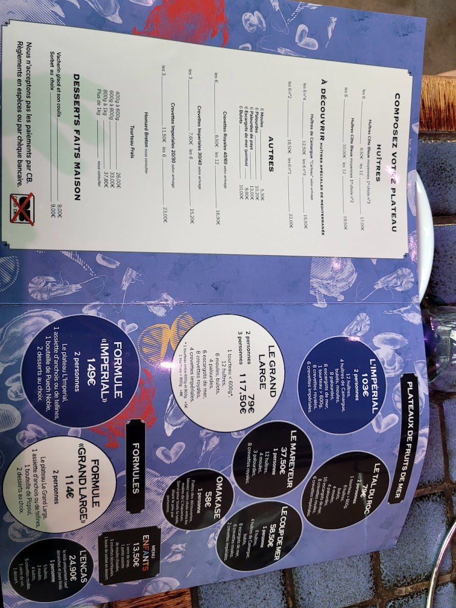 L’Aquarium Restaurant Photo Menu 2