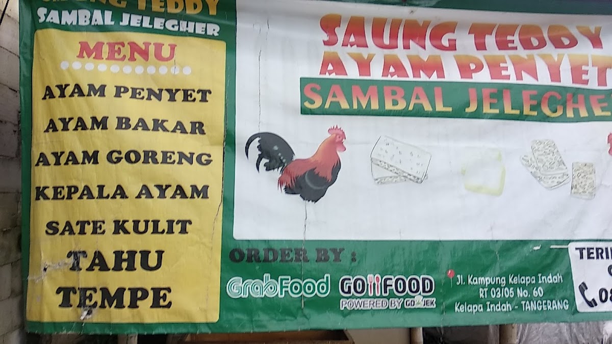 Saung Teddy Photo Menu 1