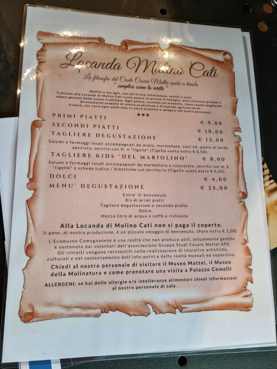 Locanda Mulino Cati Photo Menu 4