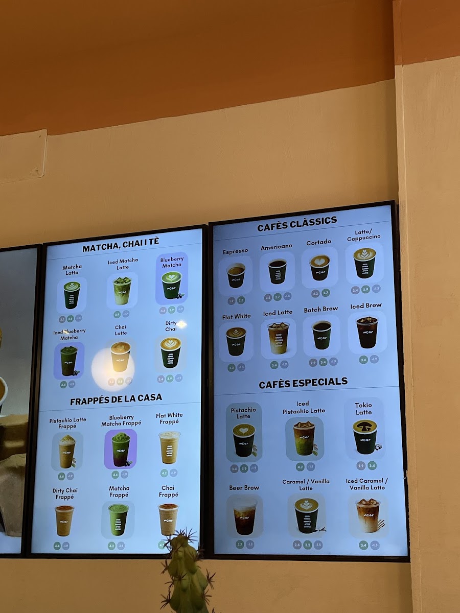 Noor | Specialty Coffee Photo Menu 1