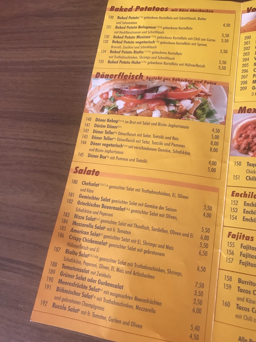 Rialto Pizza & Döner Photo Menu 10