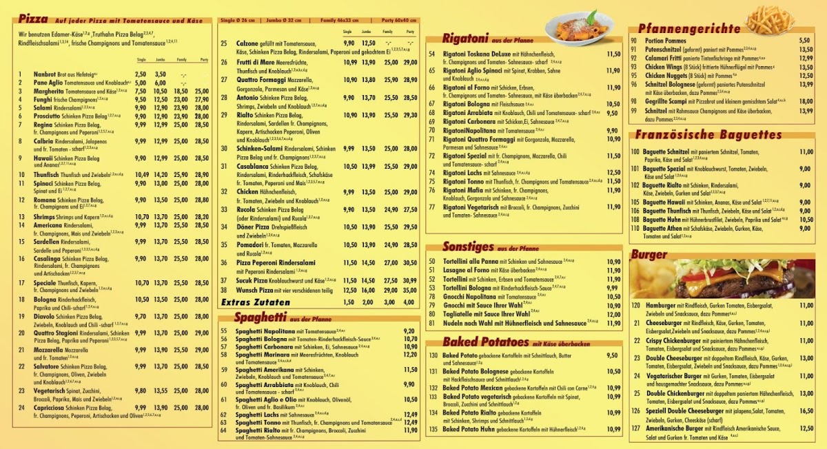 Rialto Pizza & Döner Photo Menu 3