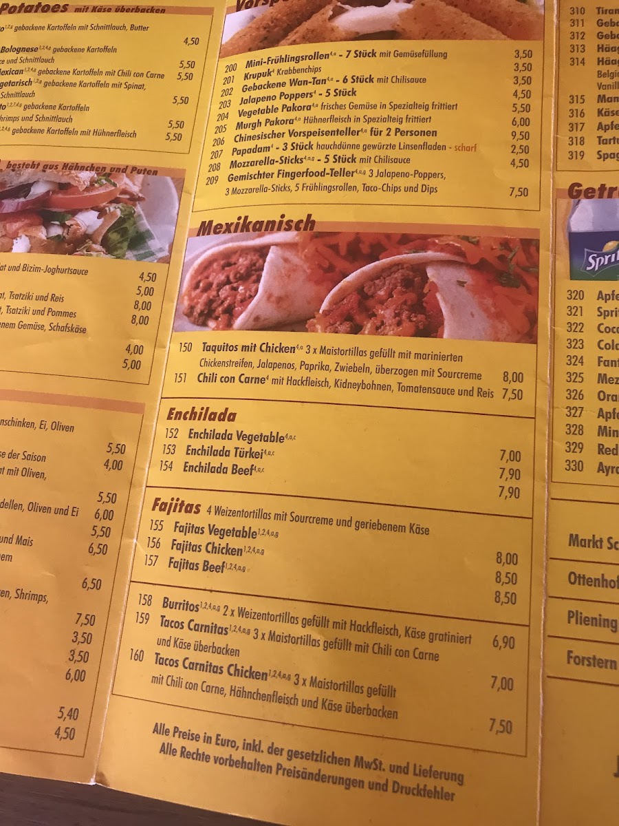 Rialto Pizza & Döner Photo Menu 5