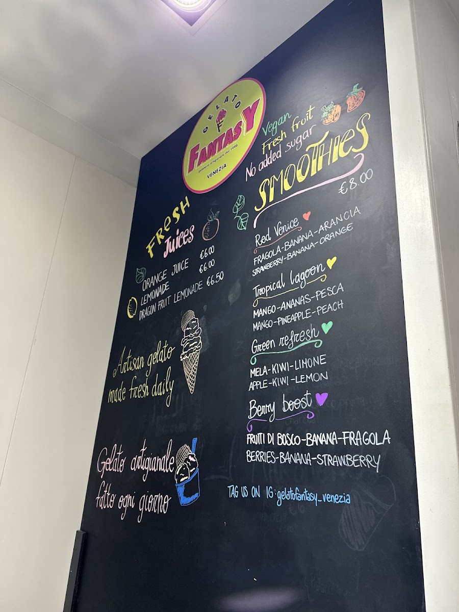 Gelato Fantasy Castello Photo Menu 1