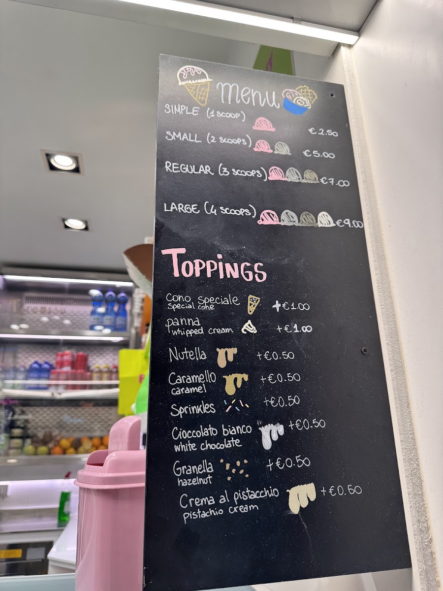 Gelato Fantasy Castello Photo Menu 3