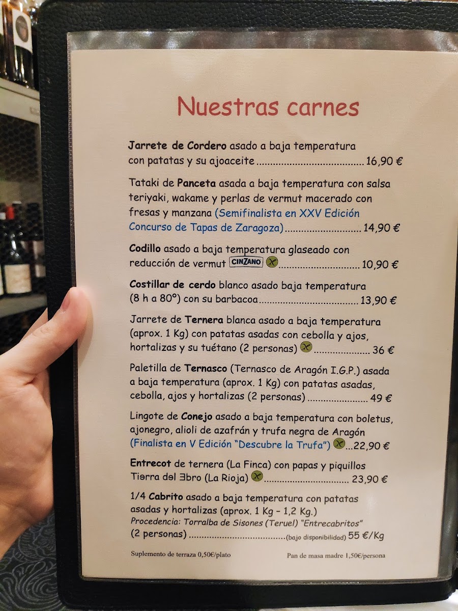 Restaurante Mazmorra Photo Menu 8