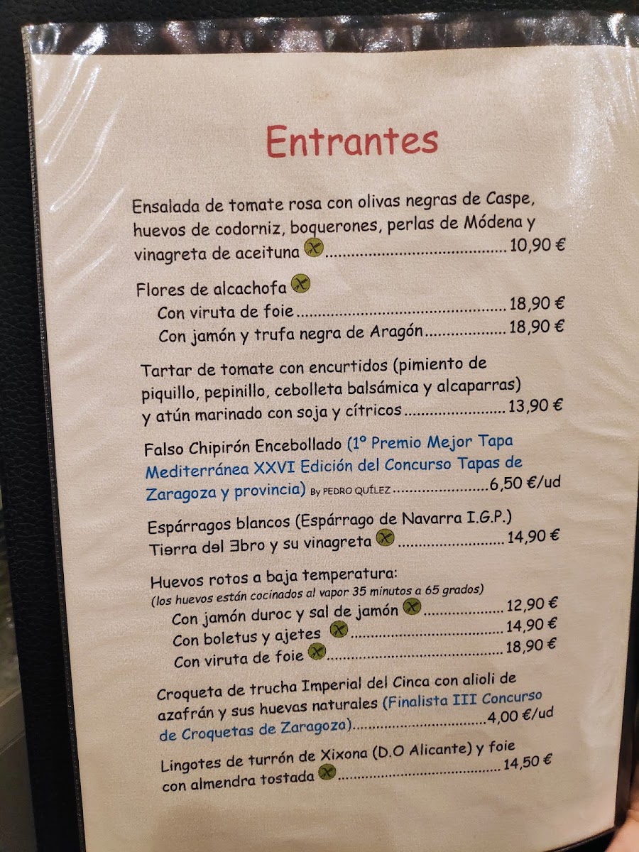 Restaurante Mazmorra Photo Menu 9