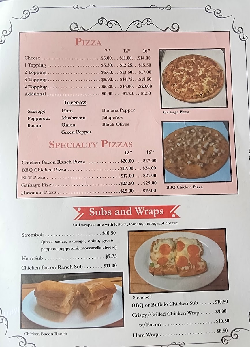 Kibitzer Photo Menu 1