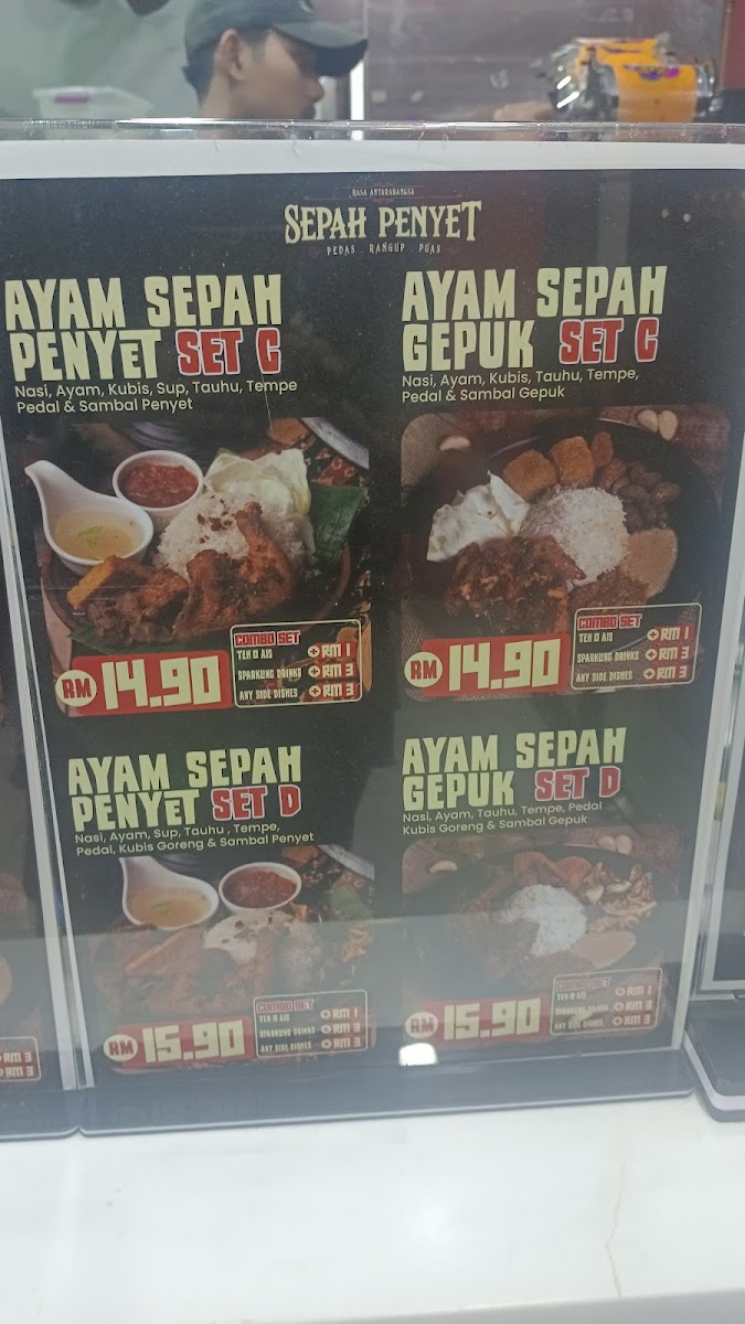 Sepah Penyet MITC Photo Menu 1