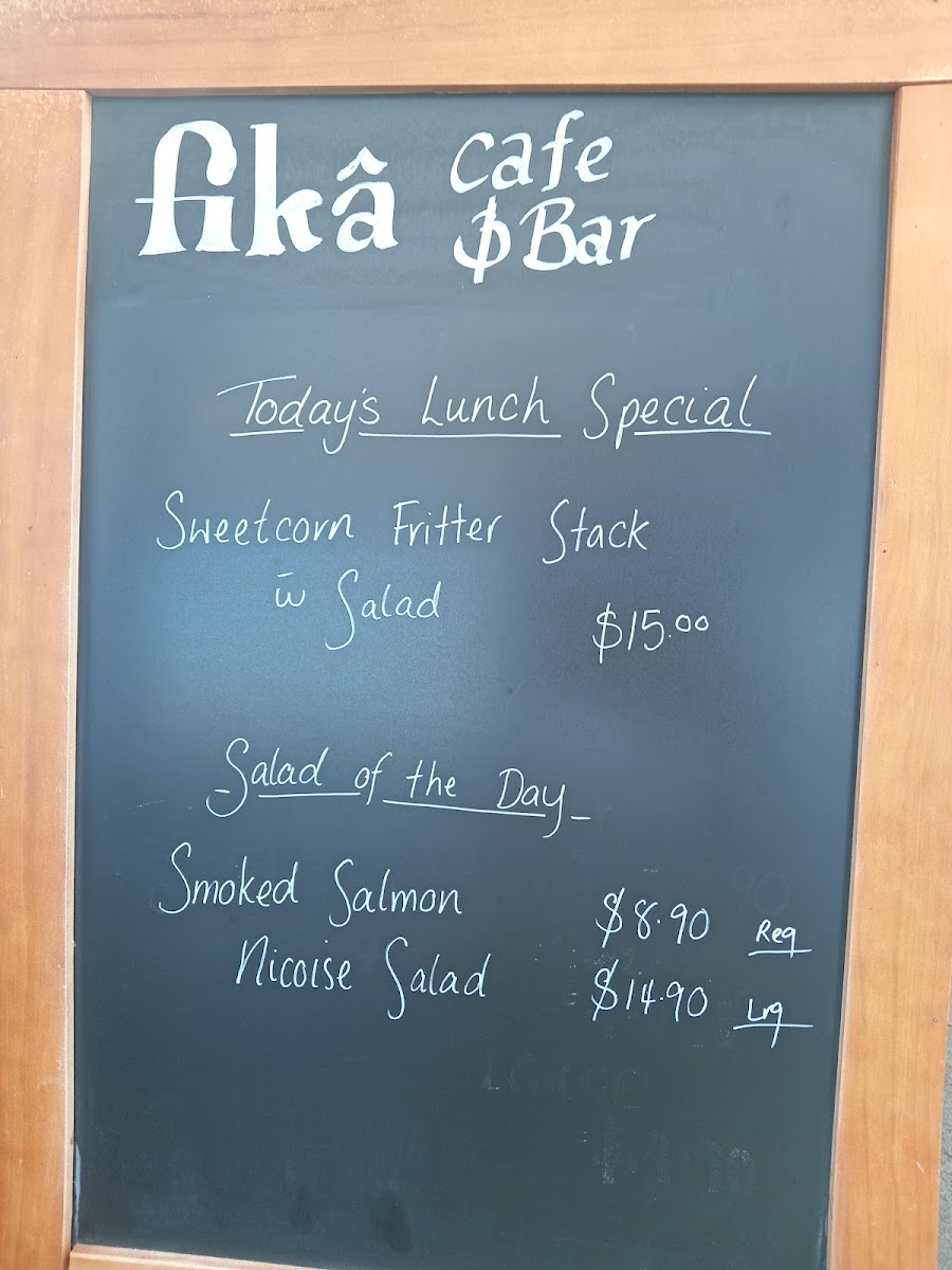 Fika Cafe & Bar (previously Neighbourhood Kitchen) Photo Menu 2